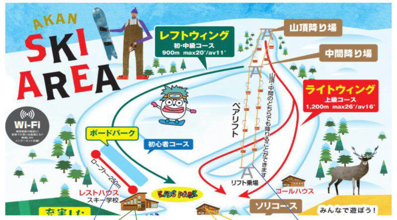 Akan Ski Area Information Available in English